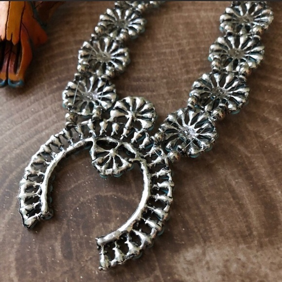 COPY - Squash Blossom Necklace, Statement necklace - Picture 5 of 5